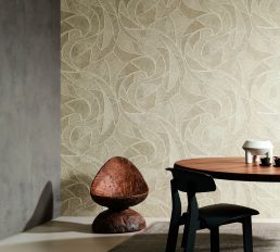 Spiral Wallpaper by Arte Linen