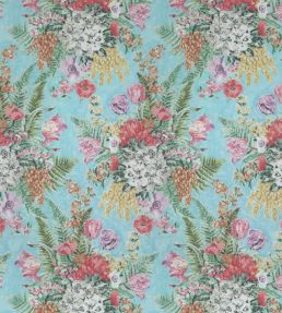 Spring Garden Fabric by Madeaux 02 Blue