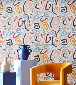 Squiggle Wallpaper by Ohpopsi Lapis & Honey