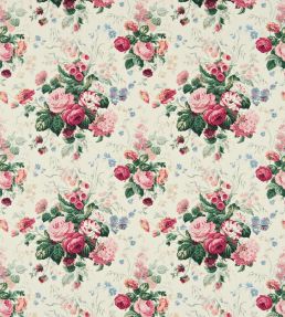 Stapleton Park Fabric by Sanderson Cream/Pink