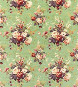Stapleton Park Velvet Fabric by Sanderson Squirrel/Olive