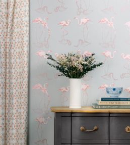 Stargaze Fabric by Juliet Travers Pink
