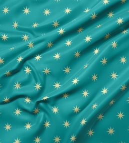 Starlight Fabric by Warner House Peacock