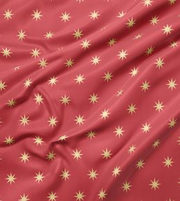 Starlight Fabric by Warner House Raspbery