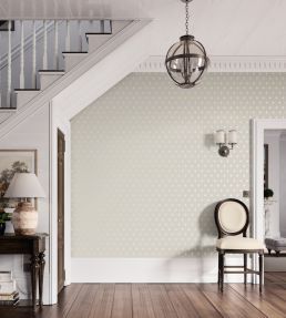 Starlight Wallpaper by Warner House Taupe