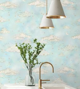 Starry Clouds Wallpaper by Brand McKenzie Green Sky