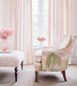 Stockwell Stripe Fabric by Anna French Blush