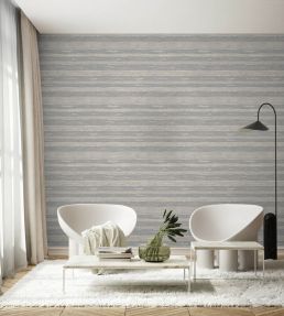 Stone Stripe Wallpaper by Today Interiors Fossil
