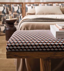 Strapontin Fabric by Casamance Sable/Celadon