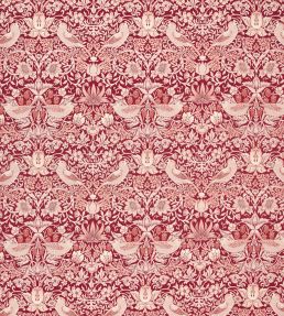 Strawberry Thief Jacquard Fabric by Clarke & Clarke Plum