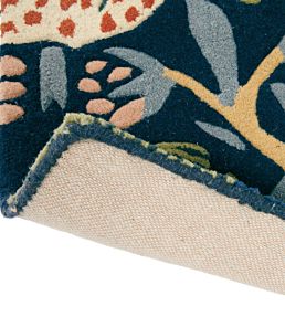 Morris & Co Strawberry Thief rug Indigo 027708-140200 Indigo