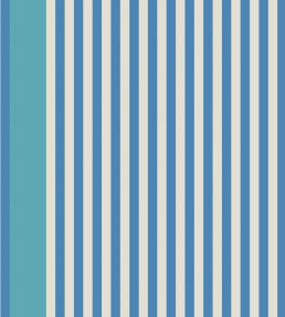 Stripe Wallpaper by Farrow & Ball Au Lait / Lobster