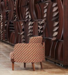 Stripes Fabric by Nobilis Teal