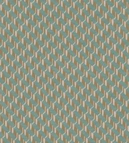 Stripes Fabric by Nobilis Teal
