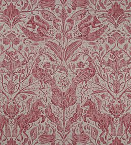 Forest Trail Fabric by Studio G Raspberry