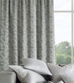 Langei Fabric by Studio G Silver
