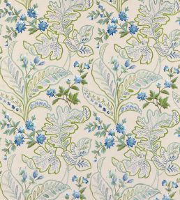 Sudbury Fabric by Nina Campbell Blue/Green