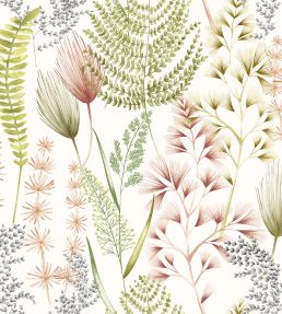 Summer Ferns Wallpaper by Ohpopsi Terracotta