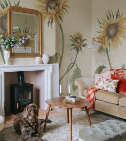 Sunflowers Mural by Sandberg Yellow