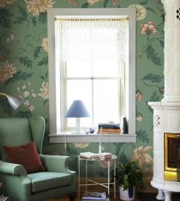 Suzanne Wallpaper by Sandberg Emerald