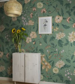 Suzanne Wallpaper by Sandberg Emerald