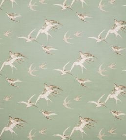 Swallows Fabric by Sanderson Pebble
