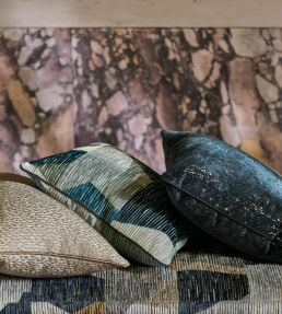 Tabala Velvet Fabric by Black Edition Oxide