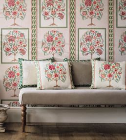 Taniska Fabric by Osborne & Little Eucalyptus/Charcoal