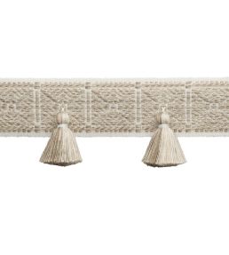 Taos Tasseled Border Trimming by Samuel & Sons White Sands