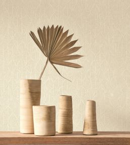 Tarrazu Wallpaper by Casadeco Beige Creme