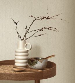 Tarrazu Wallpaper by Casadeco Beige Lin