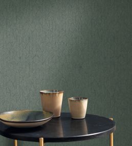 Tarrazu Wallpaper by Casadeco Emeraude