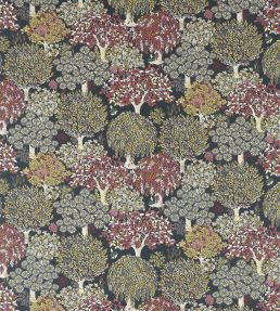 Tatton Cream Fabric by Studio G Charcoal