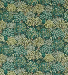 Tatton Linen Fabric by Studio G Forest