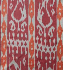 Tatyana Paisley Fabric by Titley and Marr Rhubarb & Terracotta
