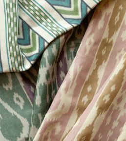 Tatyana Paisley Fabric by Titley and Marr Rhubarb & Terracotta