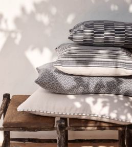 Terra Fabric by Mark Alexander Carbon Blue
