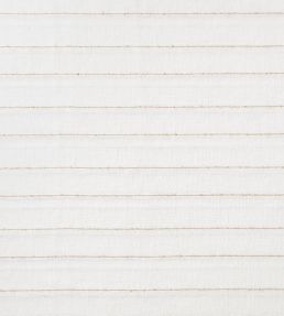 Textured Stripe Sheer Linen Fabric by Volga Linen Natural/White