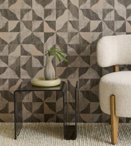 Textured Tiles Wallpaper by Eijffinger Brown/Taupe