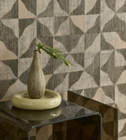 Textured Tiles Wallpaper by Eijffinger Brown/Taupe