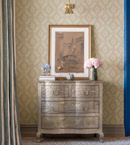 The Bar Tapesty Wallpaper by MINDTHEGAP Viridian