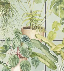 The Green House Wallpaper by Brand McKenzie House Green
