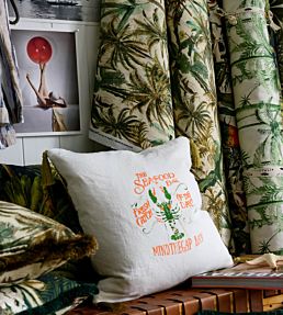 The Jungle Fabric by MINDTHEGAP Brown Green