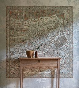 The Map Mini Mural by Lewis & Wood Satsuma Soot