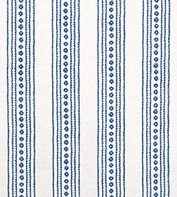 New Haven Stripe Fabric by Thibaut Navy