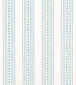 New Haven Stripe Fabric by Thibaut Spa Blue
