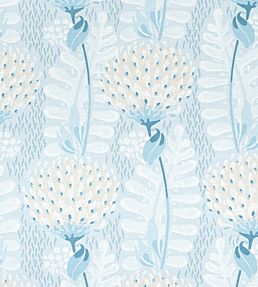 Tiverton Fabric by Thibaut Spa Blue