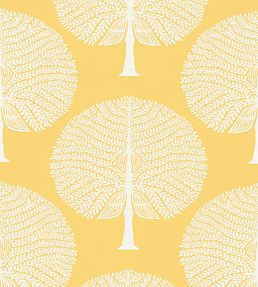 Mulberry Tree Wallpaper by Thibaut Yellow
