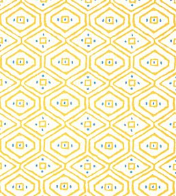 Pass A Grille Wallpaper by Thibaut Yellow