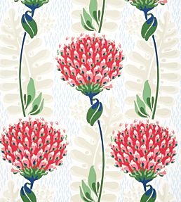 Tiverton Wallpaper by Thibaut Red